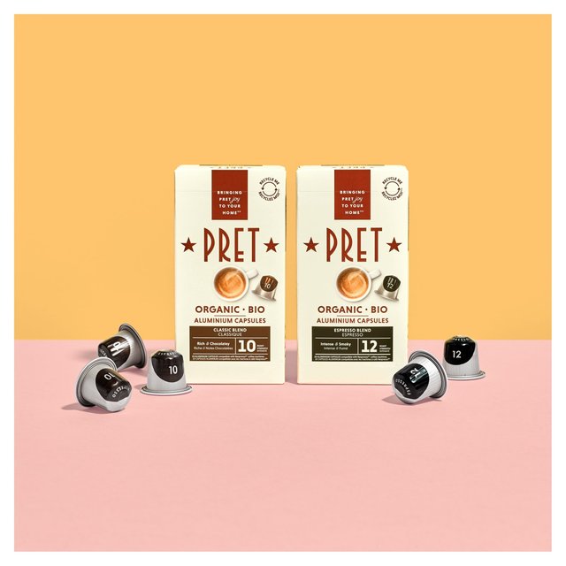 Pret Organic Classic Blend Coffee Pods Food Cupboard M&S   