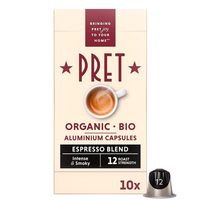 Pret Organic Espresso Blend Coffee Pods