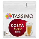 Tassimo Costa Vanilla Latte Coffee Pods GOODS M&S   