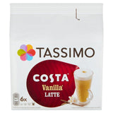 Tassimo Costa Vanilla Latte Coffee Pods GOODS M&S   