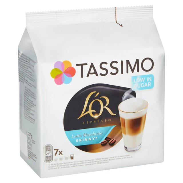 Tassimo L'OR Latte Macchiato Skinny Coffee Pods Tea M&S   