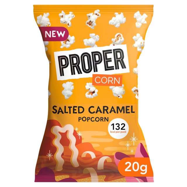 Propercorn Salted Caramel Singles Crisps, Nuts & Snacking Fruit M&S Default Title  