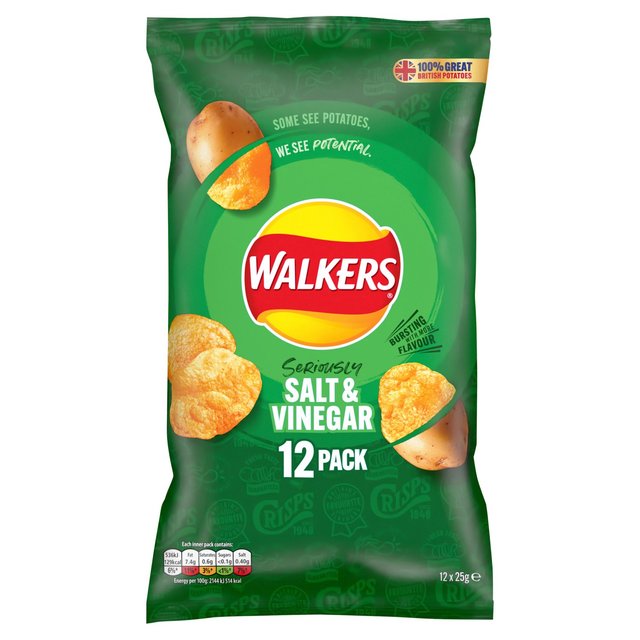 Walkers Salt & Vinegar Multipack Crisps