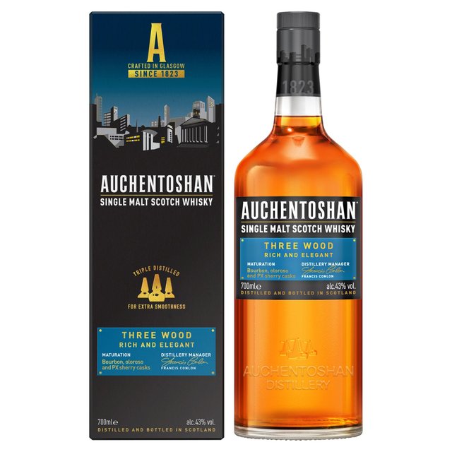 Auchentoshan Three Wood Single Malt Scotch Whisky