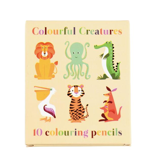 Rex London Colourful Creatures Colouring Pencils (Set of 10) Toys & Kid's Zone M&S   