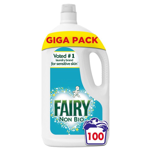 Fairy Non Bio Washing Liquid for Sensitive Skin 100 Washes