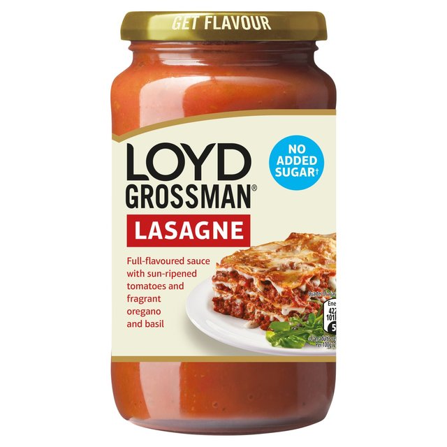 Loyd Grossman Red Lasagne Sauce Food Cupboard M&S   