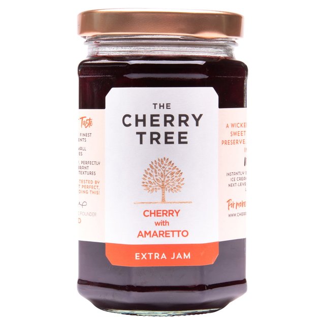 The Cherry Tree Cherry With Amaretto Extra Jam 340g Jams, Honey & Spreads M&S   