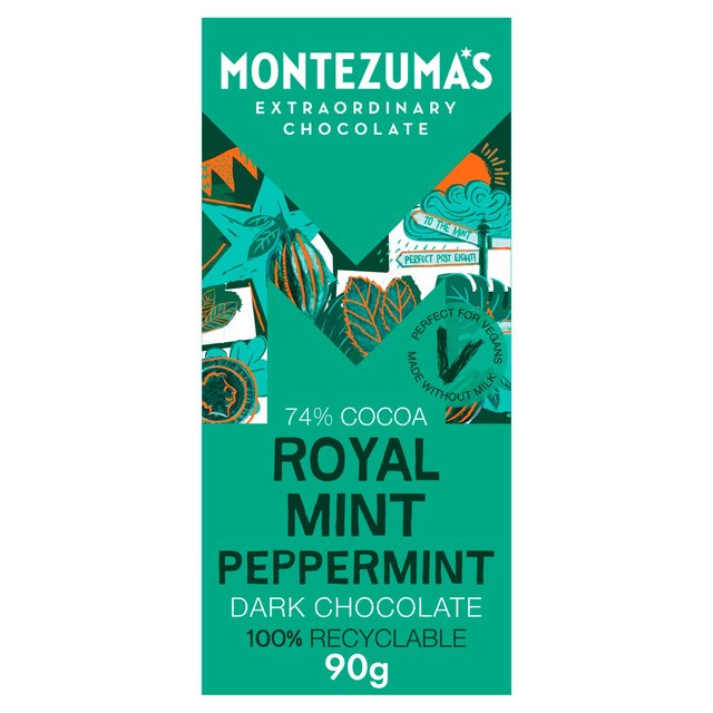 Montezuma's Royal Mint Dark Chocolate Bar Sweets M&S   