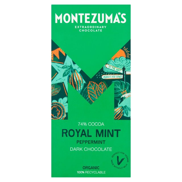 Montezuma's Royal Mint Dark Chocolate Bar Sweets M&S   