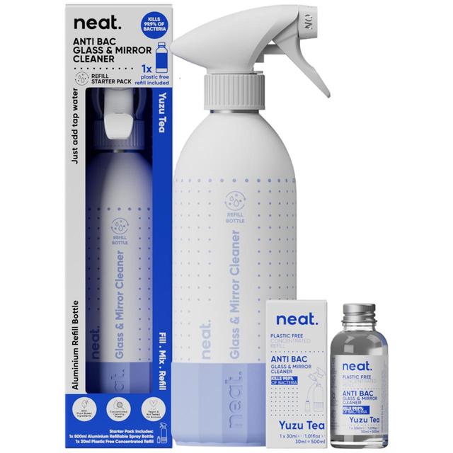 Neat Anti-Bac Glass Cleaner Refill Starter Pack Yuzu Tea