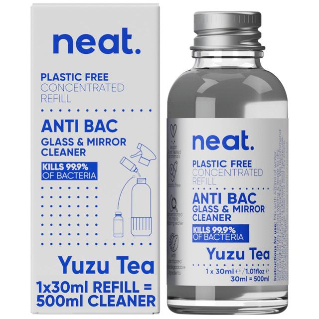 Neat Anti-Bac Glass Cleaner Refill Concentrate Yuzu Tea Tableware & Kitchen Accessories M&S   