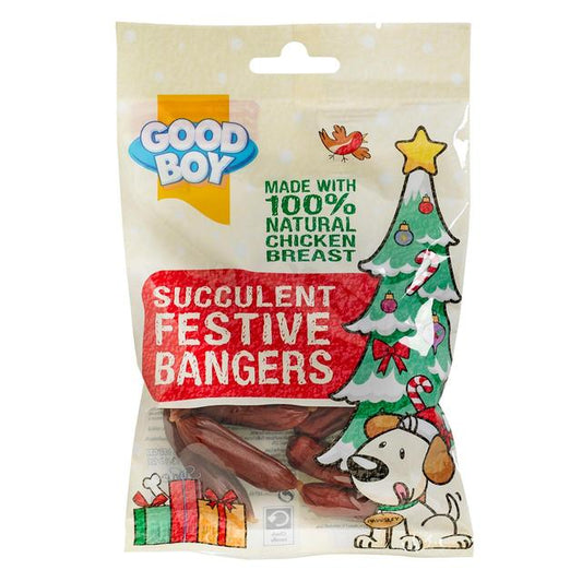 Good Boy Succulent Festive Bangers Dog Treats - McGrocer