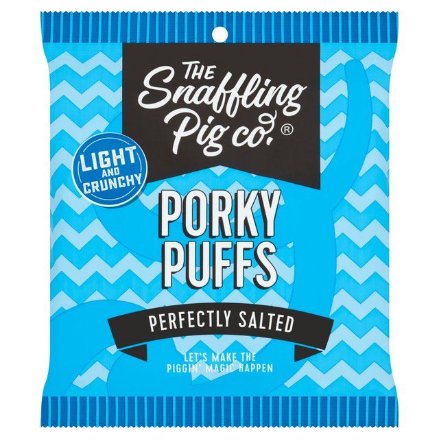 Snaffling Pig Perfectly Salted Porky Puffs Crisps, Nuts & Snacking Fruit M&S Default Title  