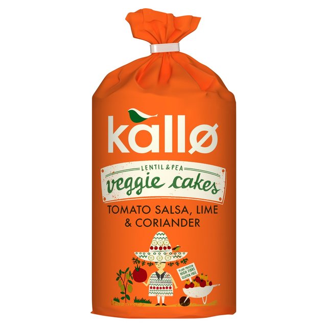 Kallo Tomato Salsa, Lime & Coriander Veggie Cakes Food Cupboard M&S   