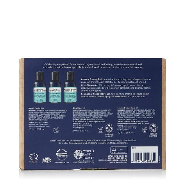 Neal's Yard Remedies Heritage Mini Bath and Shower Collection Make Up & Beauty Accessories M&S   