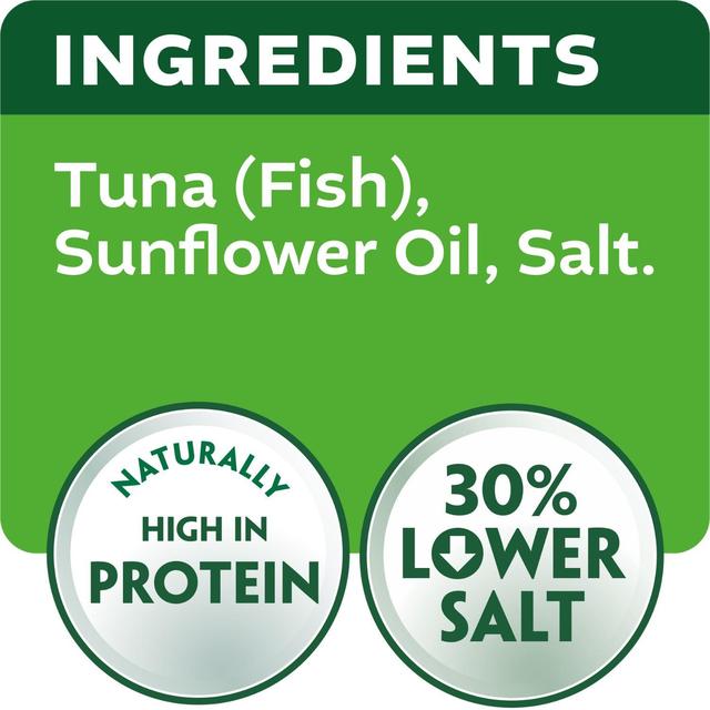 John West Lower Salt Tuna Chunks in Suflower Oil Canned & Packaged Food M&S   