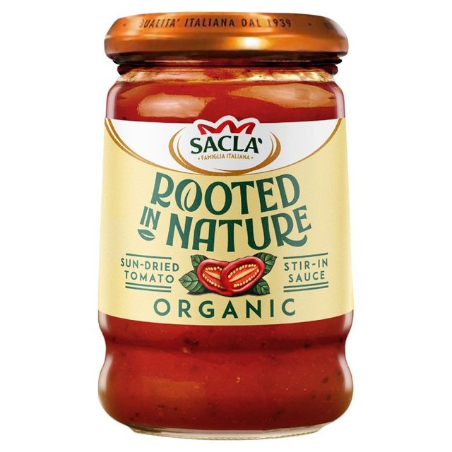 Sacla' Rooted in Nature Organic Sun Dried Tomato Stir in Pasta Sauce Free from M&S Default Title  