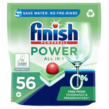 Finish 0% All in One Max Dishwasher Tablets General Household M&S Default Title  