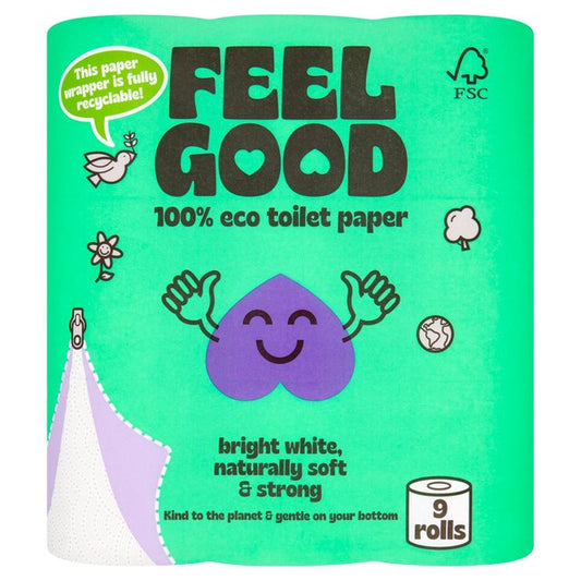 Feel Good Eco Toilet Paper 9 Roll Speciality M&S Title  