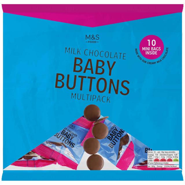 M&S Milk Chocolate Baby Buttons Multipack