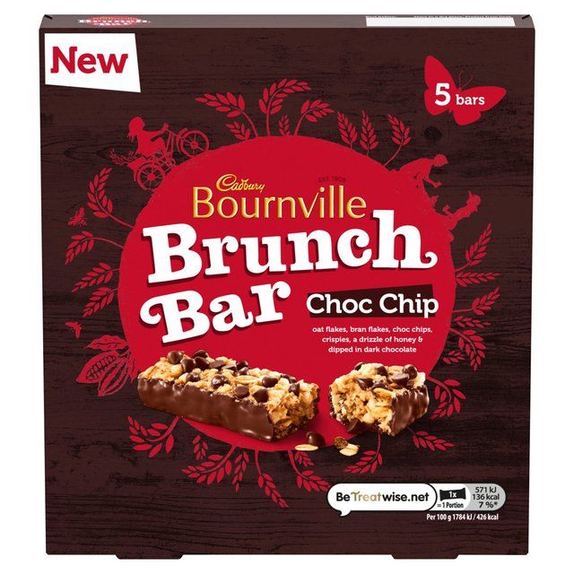 Cadbury Bournville Brunch Bar Choc Chip