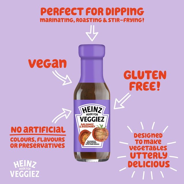 Heinz Made for Veggies - Balsamic & Rosemary Sauce Cooking Sauces & Meal Kits M&S   