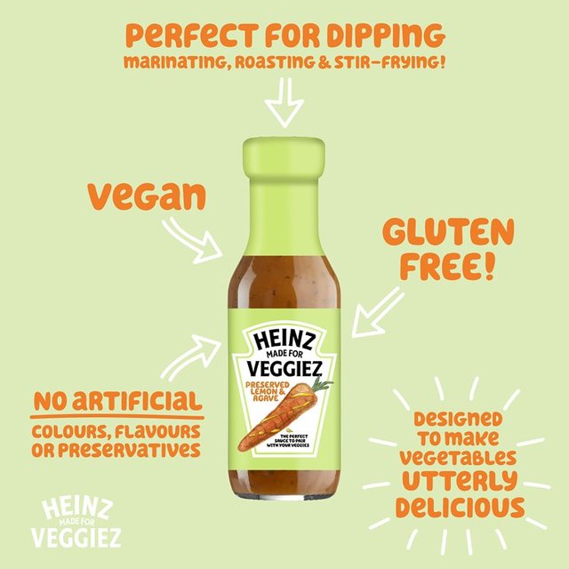 Heinz Made for Veggies - Lemon & Maple Sauce Cooking Sauces & Meal Kits M&S   