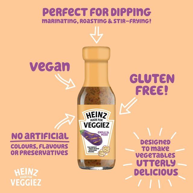 Heinz Made for Veggies - Miso & Chilli Sauce Cooking Sauces & Meal Kits M&S   