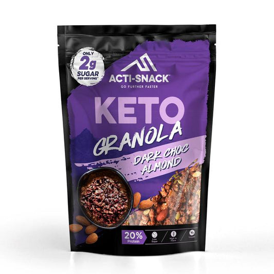 Acti-Snack Keto Dark Choc Almond Granola - McGrocer