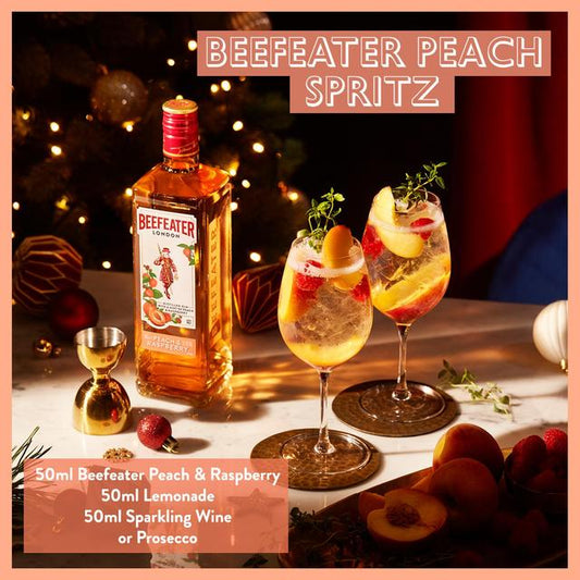 Beefeater Peach & Raspberry Flavoured Gin BEER, WINE & SPIRITS M&S   