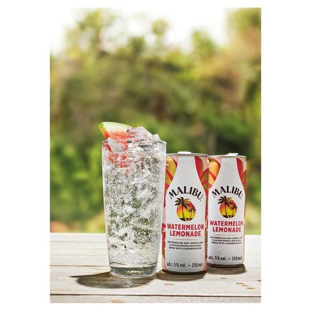 Malibu Watermelon Rum & Lemonade Pre-Mixed Can