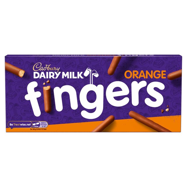 Cadbury Dairy Milk Orange Fingers Chocolate Biscuits