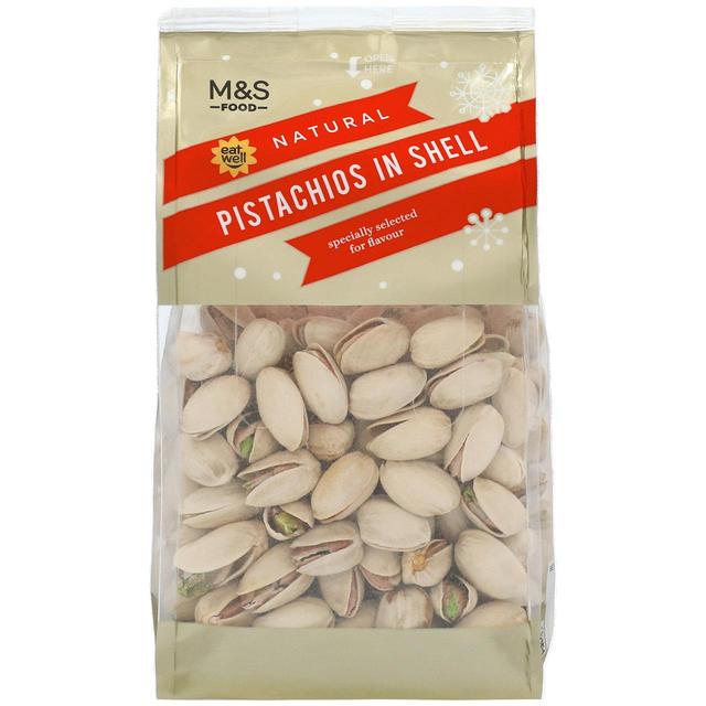 M&S Natural Pistachios in Shell Crisps, Nuts & Snacking Fruit M&S   