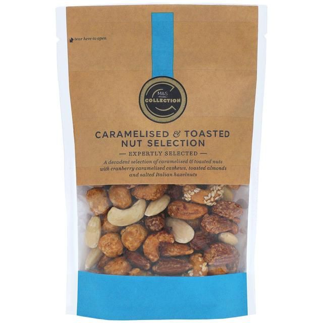 M&S Caramelised & Toasted Nut Selection Crisps, Nuts & Snacking Fruit M&S   