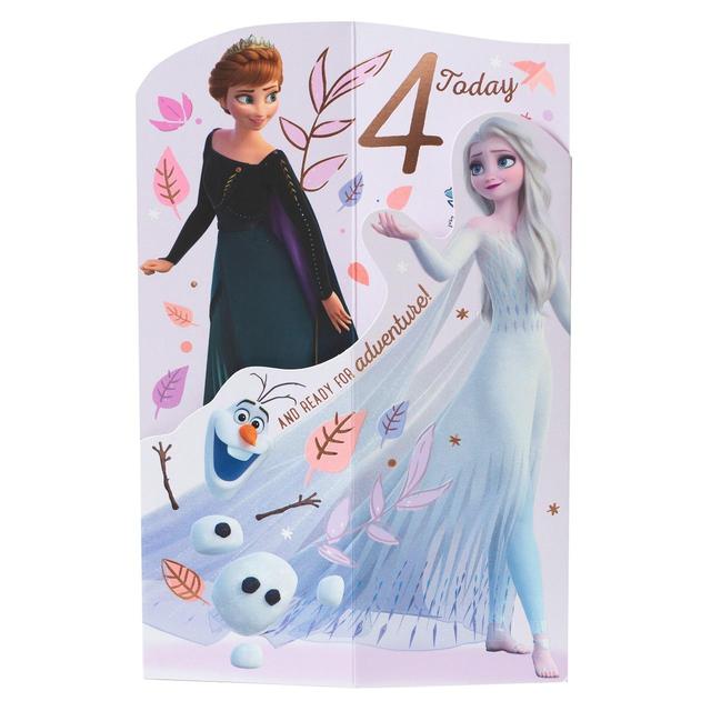 Disney Frozen 4th Birthday Card GOODS ASDA   