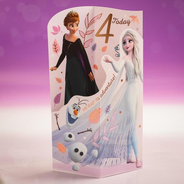 Disney Frozen 4th Birthday Card GOODS ASDA   