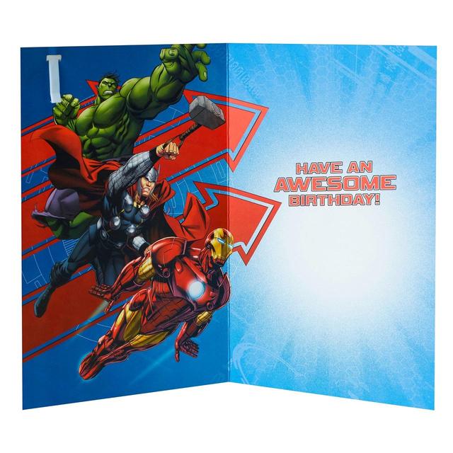 Avengers 5th Birthday Card Miscellaneous M&S   