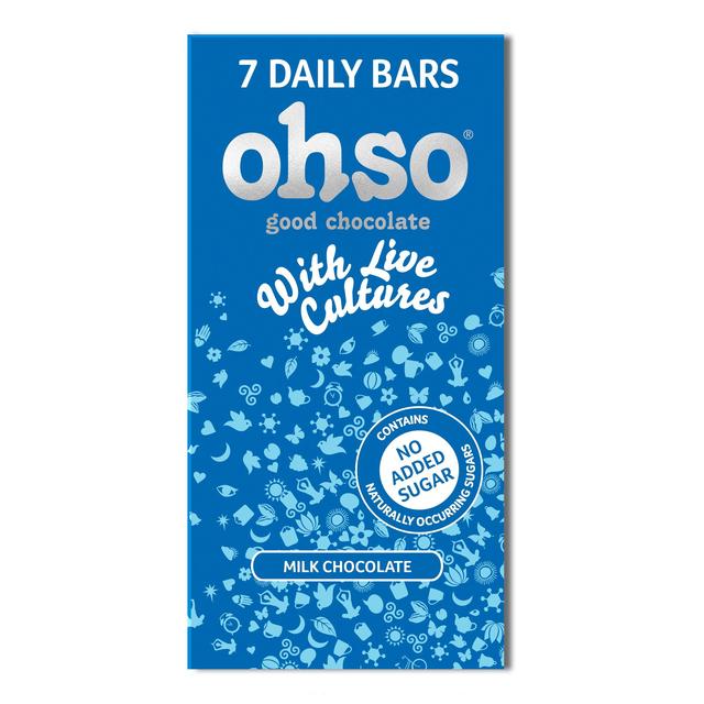 Ohso Good Chocolate 7 Milk Chocolate Bars - no added sugar