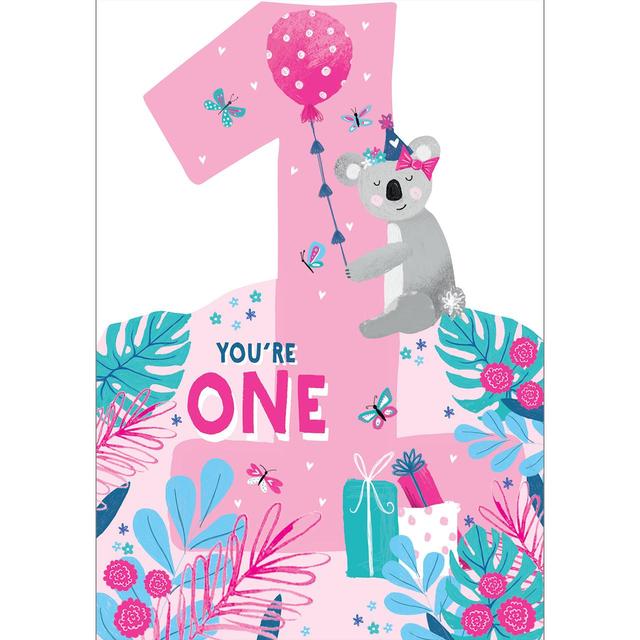 Abacus 1St Birthday - Cute Koala Card Miscellaneous M&S   