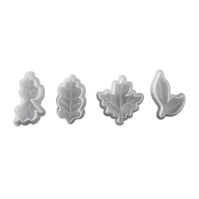 Mason Cash Set of 4 Leaf Plunger Cutter Set