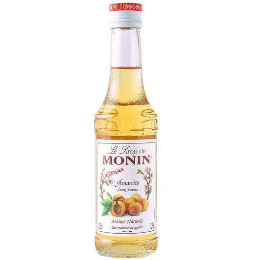 Monin Amaretto Syrup Tea M&S Title  