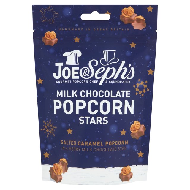 Joe & Seph's Milk Chocolate Popcorn Star Bites