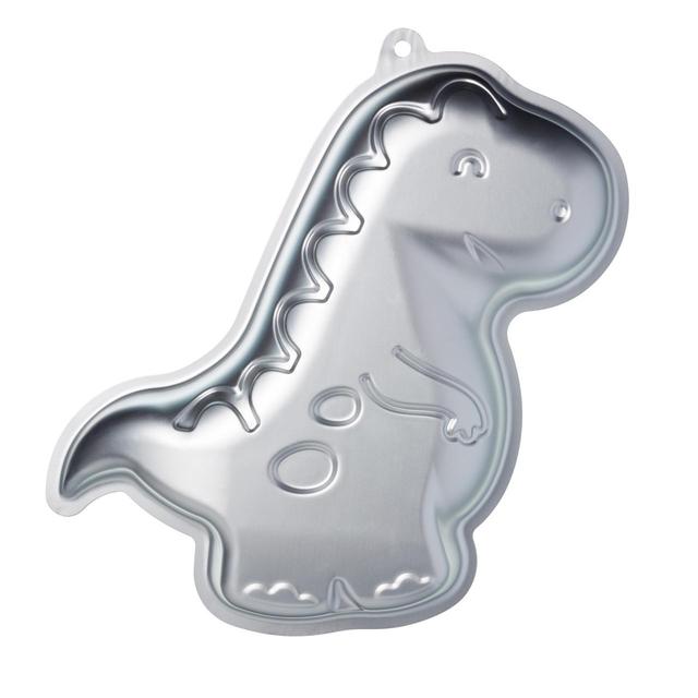 Sweetly Does It Dinosaur Shaped Cake Pan, 22x32x5cm, Card Insert Sugar & Home Baking M&S Default Title  