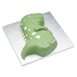 Sweetly Does It Dinosaur Shaped Cake Pan, 22x32x5cm, Card Insert Sugar & Home Baking M&S   