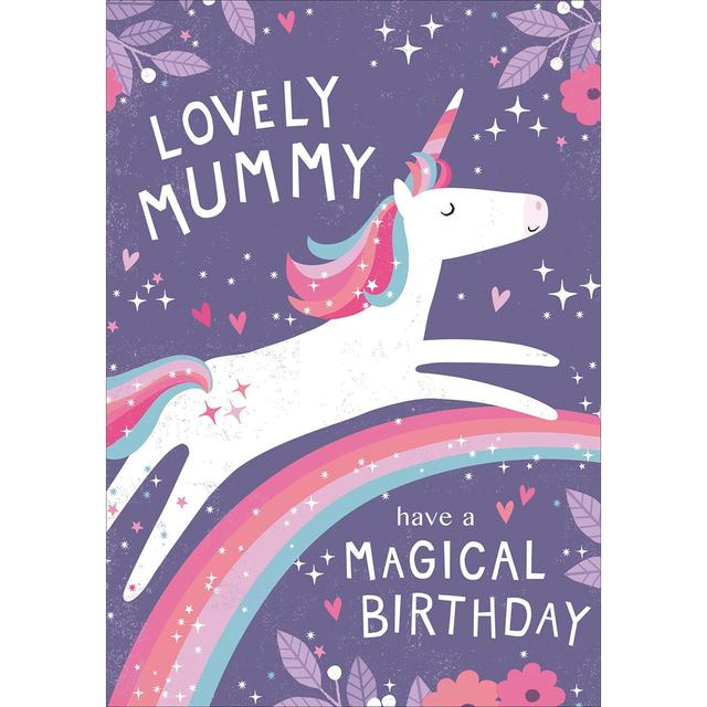 Mummy Unicorn Magical Birthday Card Miscellaneous M&S   