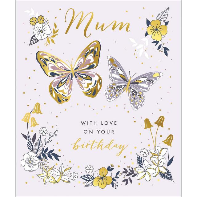 With Love on Your Birthday Mum Card