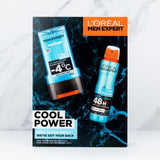 L'Oreal Men Expert Cool Power 2 Piece Gift Set for Him Men's Toiletries M&S   