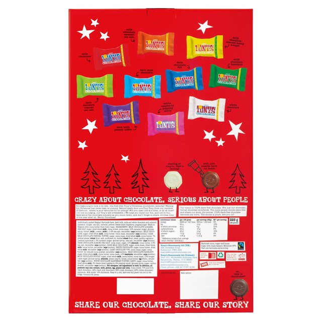 Tony's Chocolonely Countdown Fairtrade Calendar GOODS M&S   