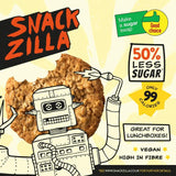 SNACKZILLA Golden Syrup Soft-Baked Oat Cookies Food Cupboard M&S   